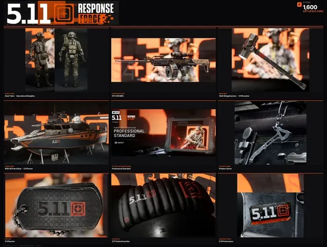 5.11 Response Force, bundle, from Penguin's in-game store screenshot