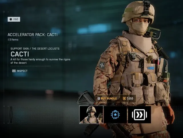 CACTI, accelerator pack, from Penguin's in-game store screenshot
