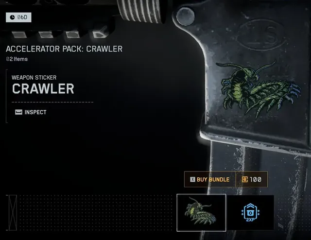Crawler, accelerator pack, from Penguin's in-game store screenshot