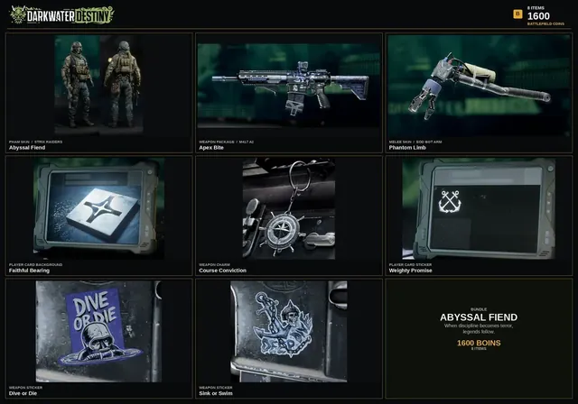 Darkwater Destiny, bundle, from Penguin's in-game store screenshot