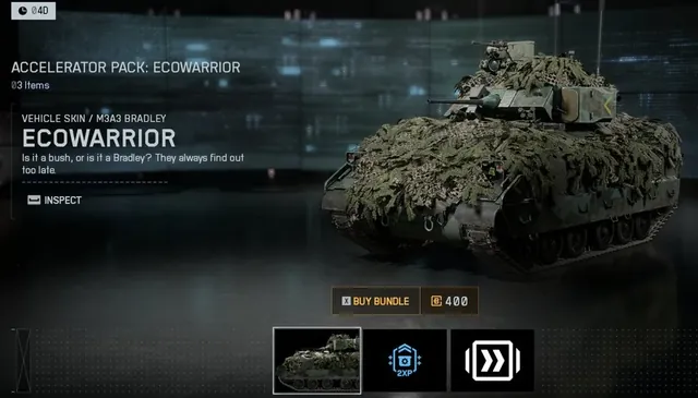 Ecowarrior, accelerator pack, from Penguin's in-game store screenshot