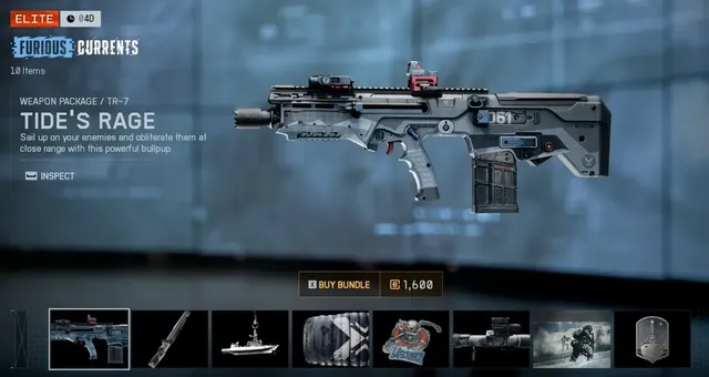 Furious Currents, hardware bundle, from Penguin's in-game store screenshot