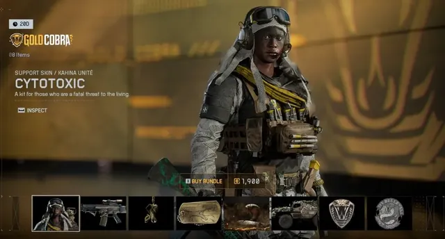 Gold Cobra, bundle, from Penguin's in-game store screenshot