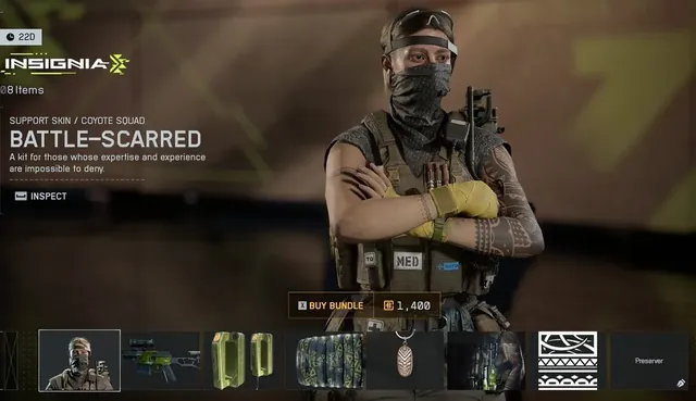 Insignia, bundle, from Penguin's in-game store screenshot