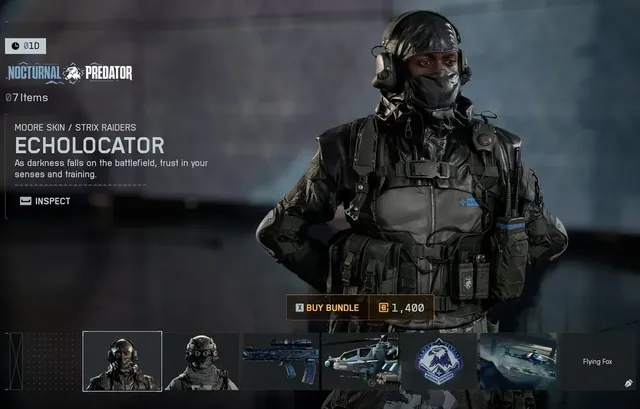 Nocturnal Predator, bundle, from Penguin's in-game store screenshot