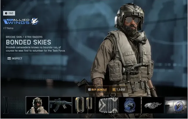 On Allied Wings, bundle, from Penguin's in-game store screenshot