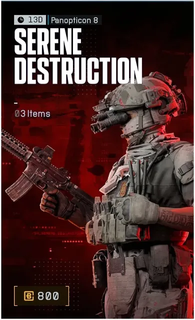Serene Destruction, bundle, from Penguin's in-game store screenshot