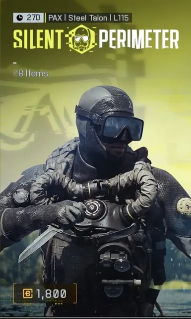 Silent Perimeter, season 4 bundle, from Penguin's in-game store screenshot