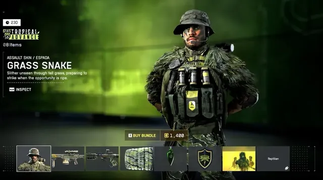 Tropical Advance, bundle, from Penguin's in-game store screenshot