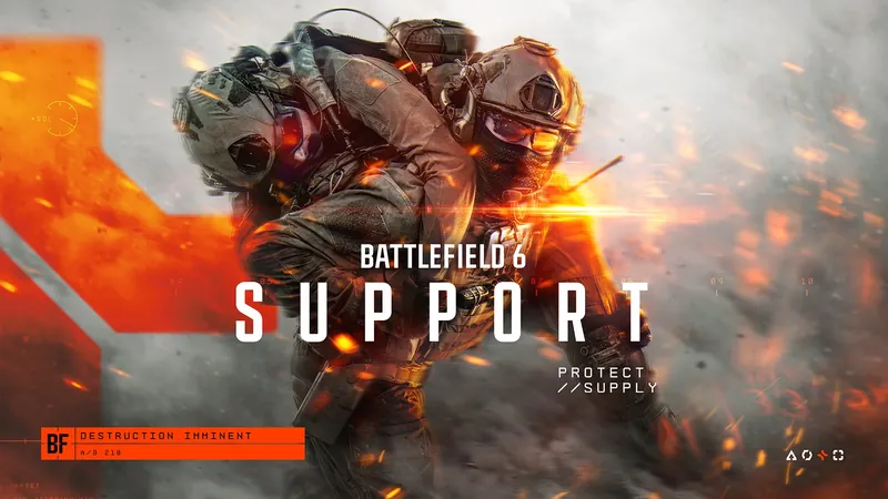 Official Battlefield 6 art: Support class art