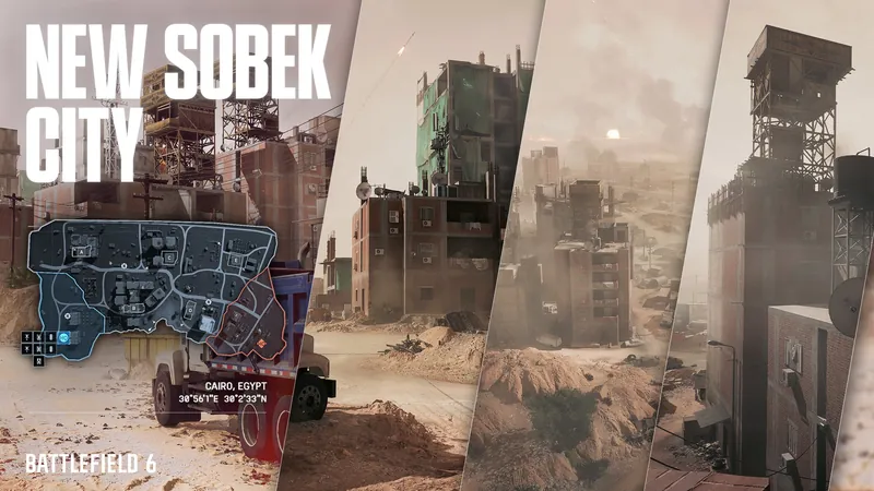 Official Battlefield 6 art: New Sobek City map art