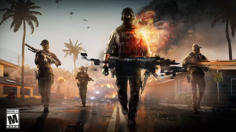 Official Battlefield 6 art: REDSEC launch art