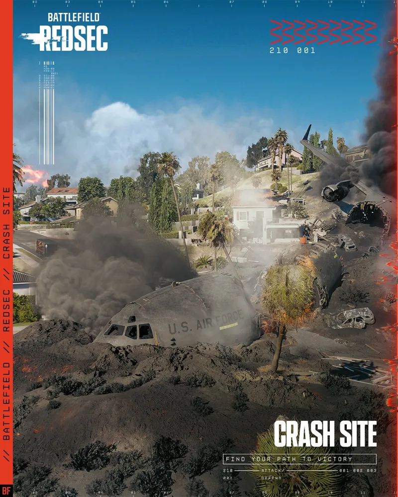 Official Battlefield 6 art: Fort Lyndon: Crash Site