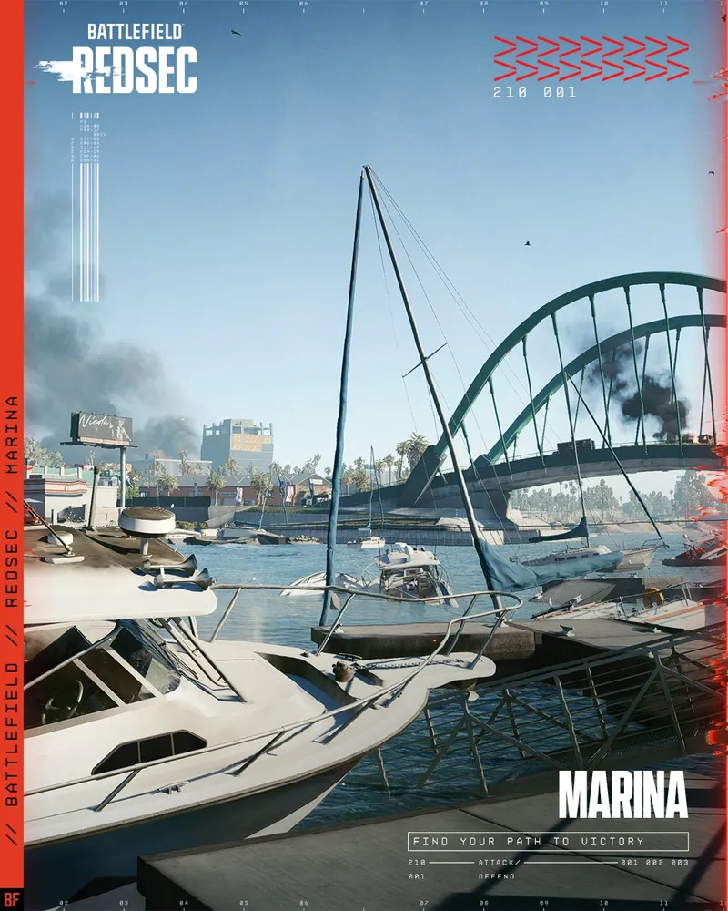 Official Battlefield 6 art: Fort Lyndon: Marina