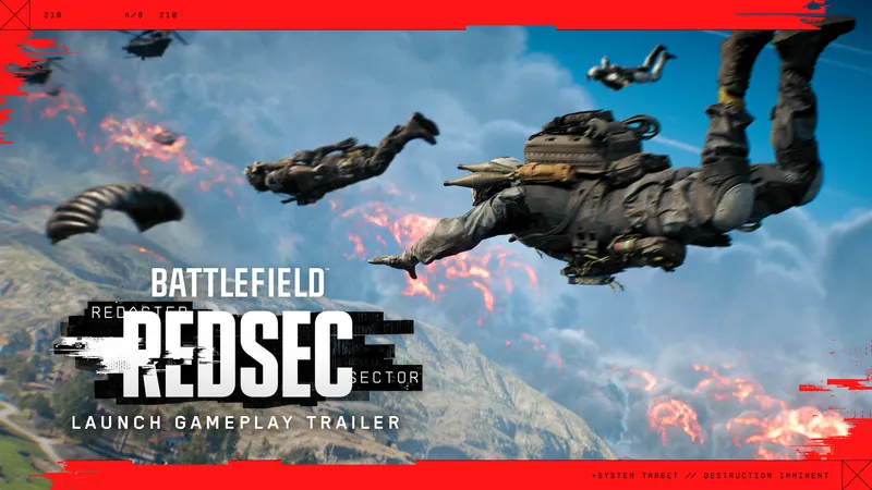 Official Battlefield 6 art: REDSEC launch gameplay trailer art