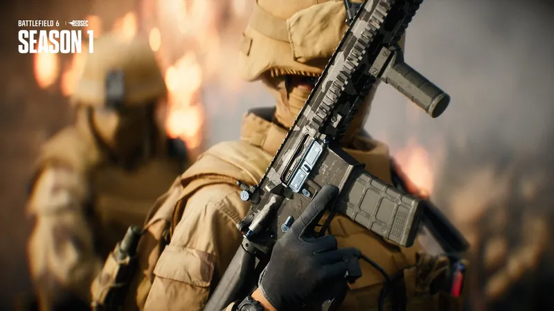 Official Battlefield 6 art: Piercing Trauma weapon package