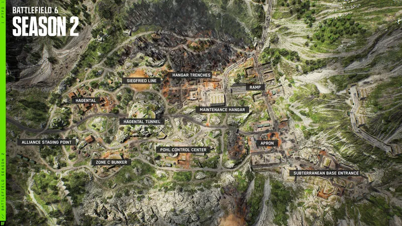 Official Battlefield 6 art: Contaminated from above
