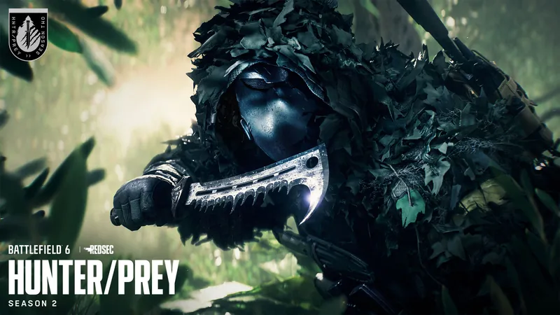 Official Battlefield 6 art: Hunter/Prey key art