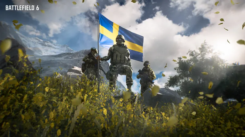 Official Battlefield 6 art: Swedish National Day on Railway to Golmud