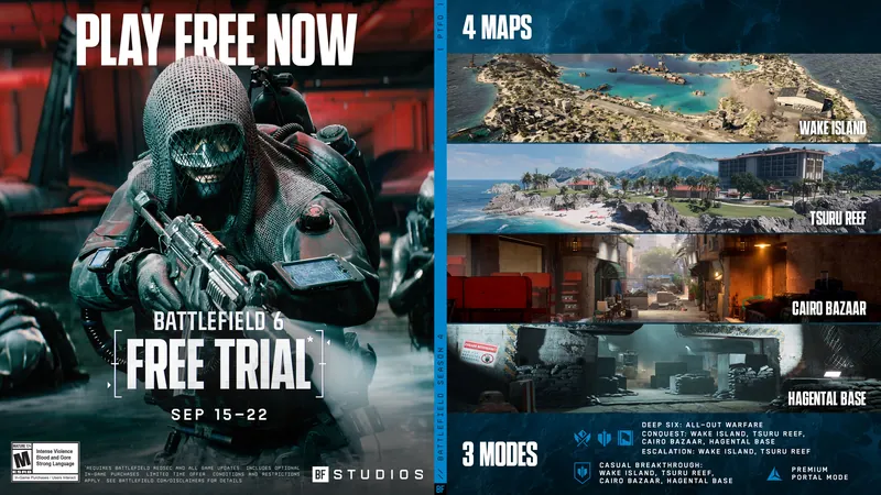 Official Battlefield 6 art: Tidal Strike key art