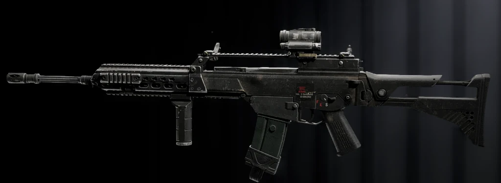 B36A4 assault rifle, in-game screenshot