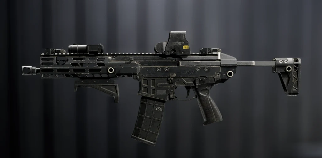 BROD 3 carbine, in-game screenshot