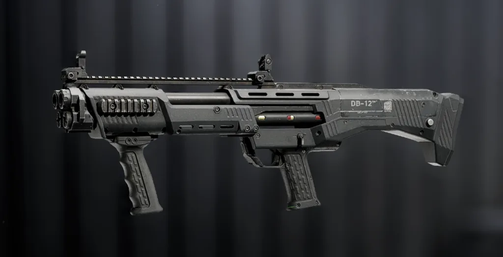 DB-12 shotgun, in-game screenshot