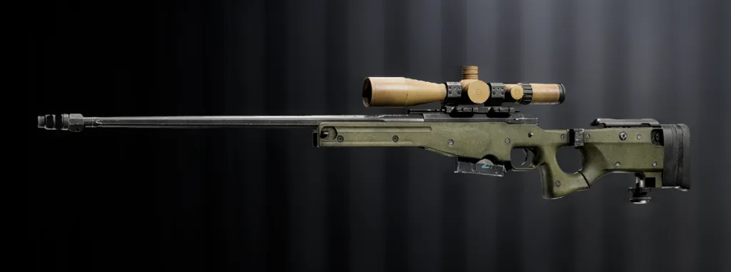 L115 sniper rifle, in-game screenshot