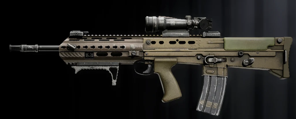 L85A3 assault rifle, in-game screenshot