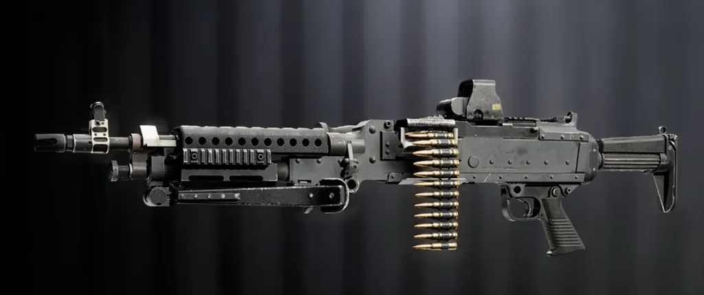 M240L LMG, in-game screenshot