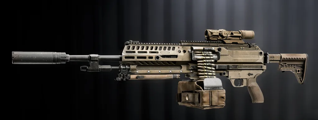M250 LMG, in-game screenshot