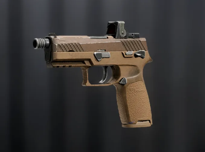 P18 pistol, in-game screenshot