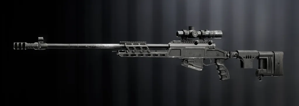 SV-98 sniper rifle, in-game screenshot