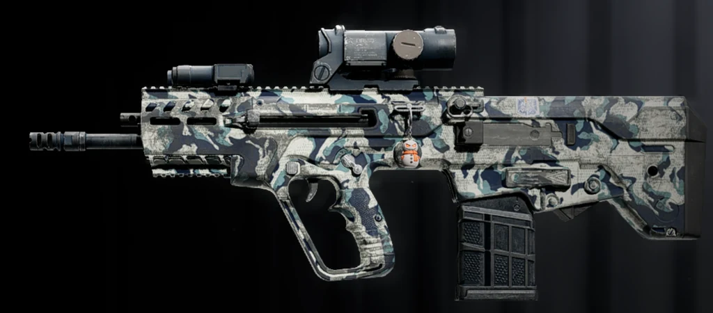 TR-7 assault rifle, in-game screenshot