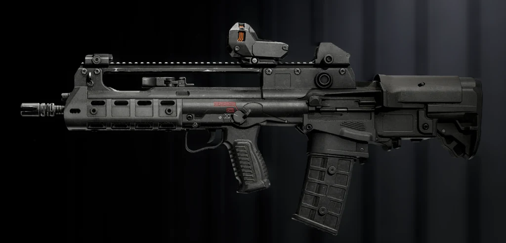 VCR-2 assault rifle, in-game screenshot